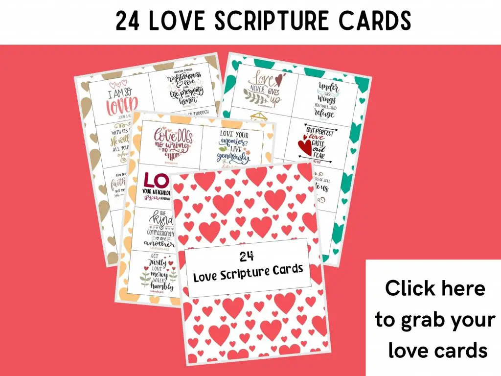 Printable Love Scripture Cards