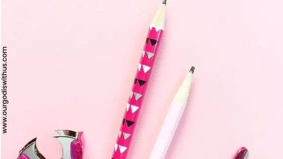 Back to school pencils and stationery