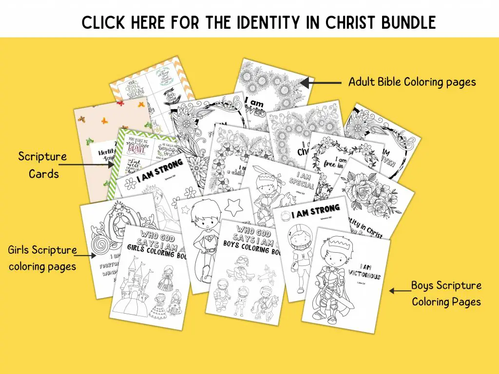 Identity in Christ Adult and kids Bundle