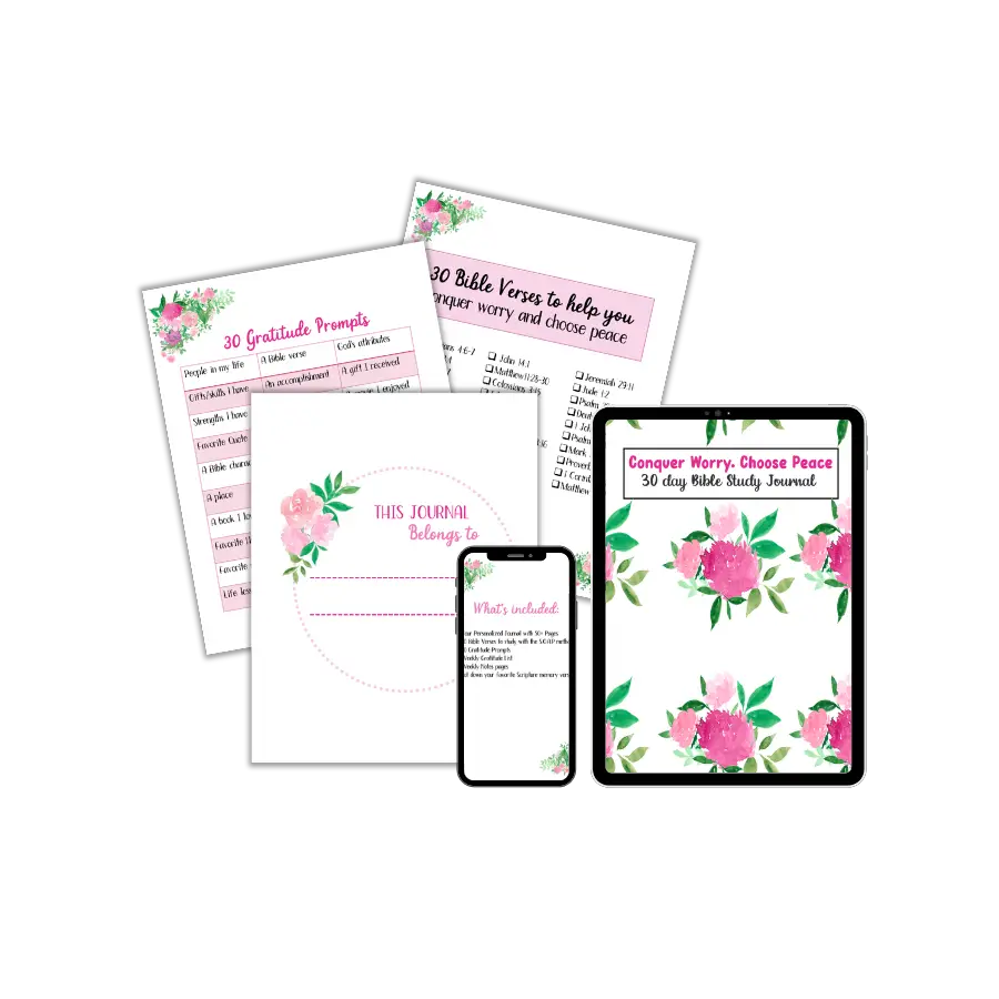 Bible Study Journal mock up