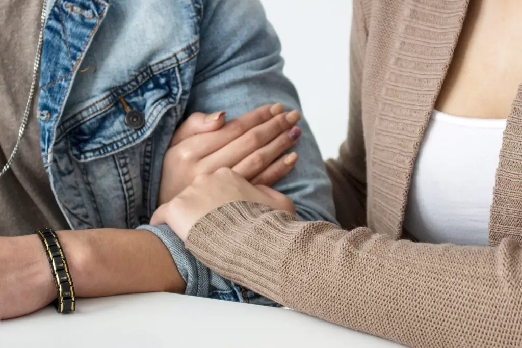 Couple hugging Biblical principles of marriage