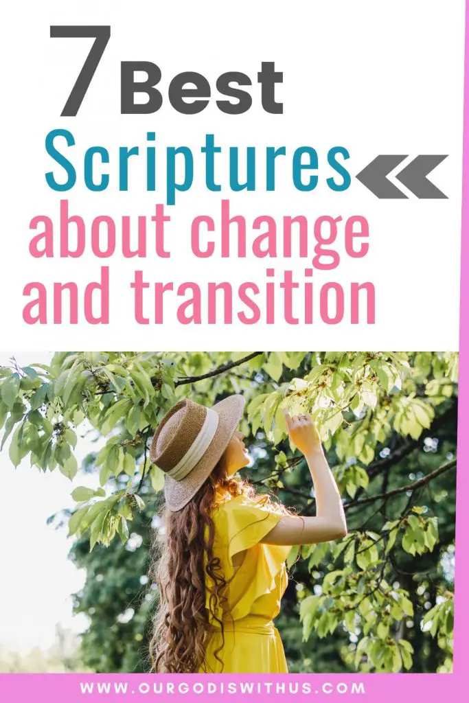 7 Best Bible verses about Change