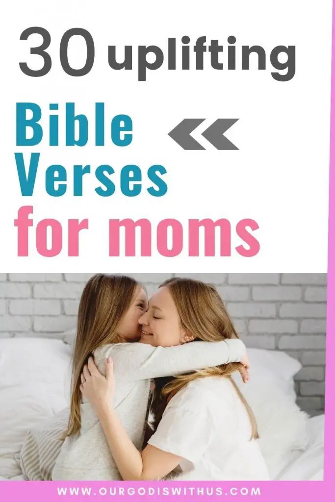 30 Bible verses for Mothers Pinterest image