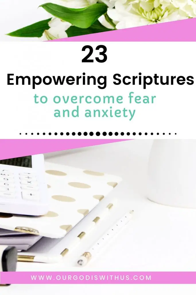 23 Scriptures to overcome fear