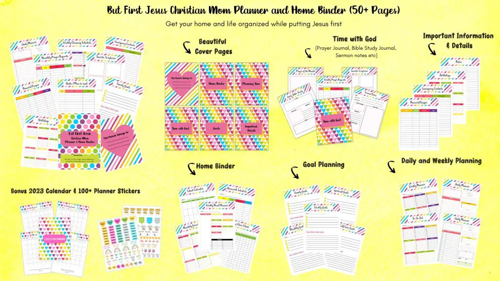 Rainbow Planner with 2023 Calendar